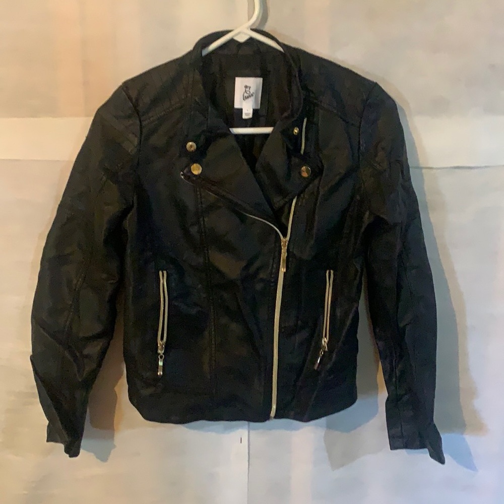 Kids Size L Leather-Look Jacket